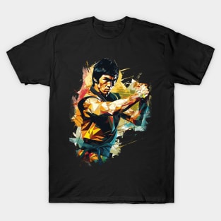 Bruce lee kung fu WPAP Art T-Shirt